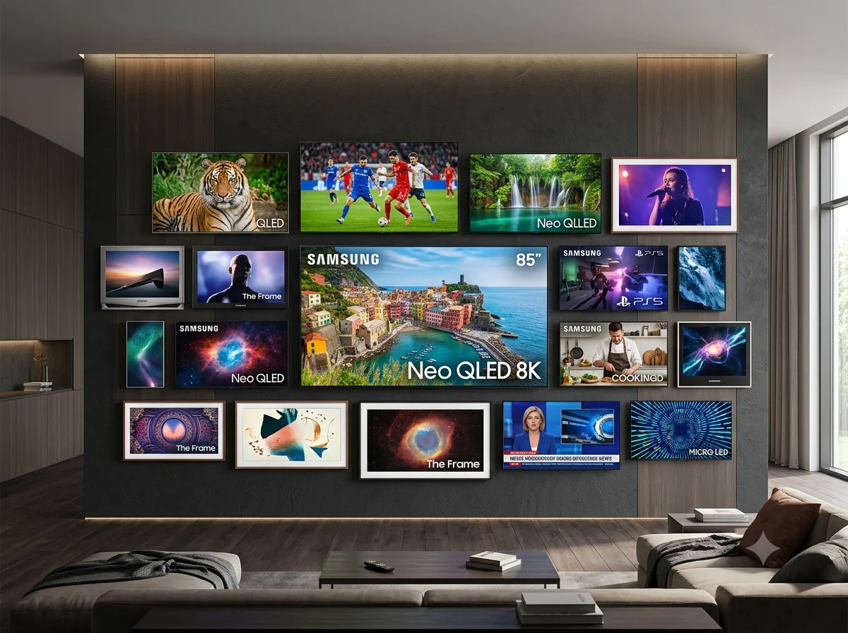 Kompozice televizorů Samsung